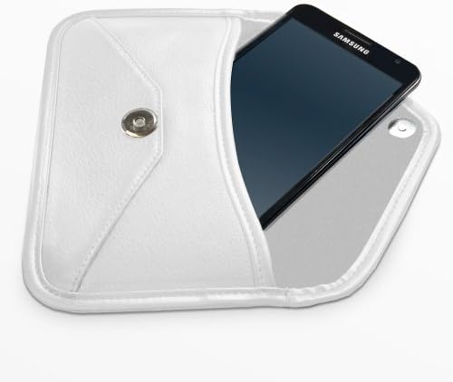 BoxWave Esetében LG K30 (a bíróság által BoxWave) - Elite Leather Messenger, Táska, műbőr tok Boríték Design LG K30 - Fehér