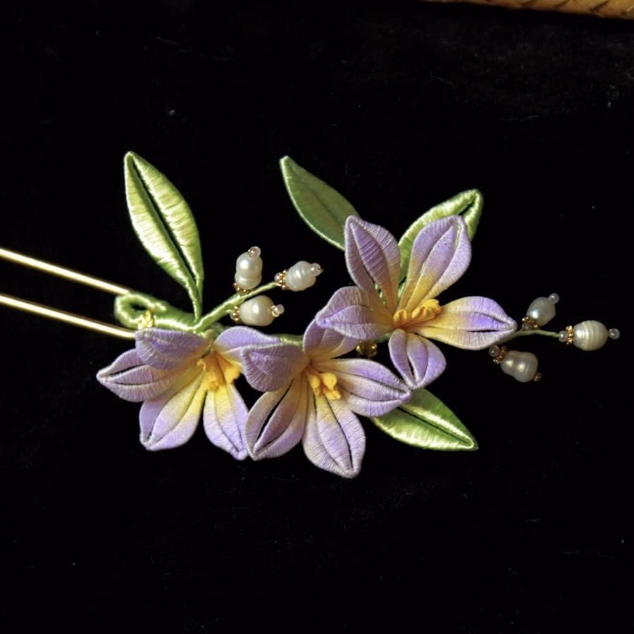 YCZDG Virág Csomagolva Pillangó Orchidea Hajtű Aranyos Kis Friss Rojtos Hajtű (Szín : Egy, Méret : 10 * 7CM)