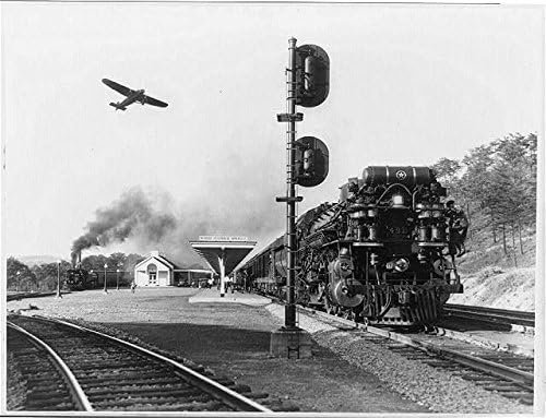 HistoricalFindings Fotó: Tartalmaz,Repülőgép,Fehér Kénes forrás Pályaudvar,Nyugat-Virginia,WV,Vasút,RR