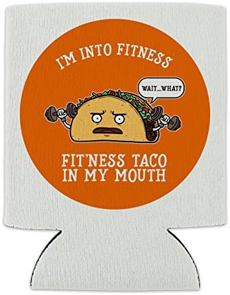 Én A Fitness Illik'ness Taco A Számba Vicces Lehet Hűvösebb - Ital Ujja Ölelkezős Összecsukható Szigetelő - Ital, Szigetelt