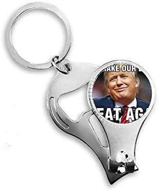 Az Amerikai Elnök Nagy Svindli Kép Köröm Zimankó Gyűrű Kulcstartó Sörnyitó Clipper