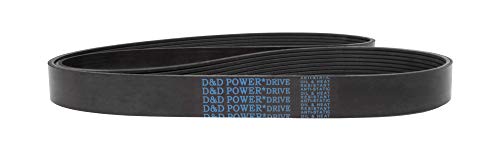 D&D PowerDrive 120J5 Poly V szíj, 5 sávos, Gumi