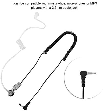 3,5 mm-es Fejhallgató, AntiRadiation Levegő Cső Fülhallgató, Levegő Cső Mono Figyelj InEar Vezetékes Fejhallgató, Akusztikus