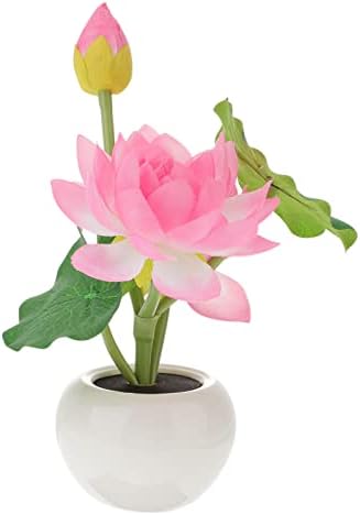 EPHASI 2db Fények -Fej Nap Szimuláció Lámpa Alakú Kollégium Otthoni asztalon Virág Anyák Office, Lotus, Rózsaszín Ajándék