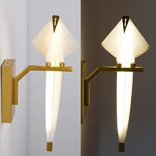 AMBAYZ Fali Lámpa, Modern, Kreatív Fali Lámpa Origami Daru Madár Fali Gyertyatartó Led Fal Világítás Nappali, Hálószoba,