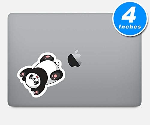 Panda Matrica Cuki Panda Matricák - 3 Pack - Set, 2, 5, 3, illetve 4 Hüvelykes Laptop Matrica - Laptop, Telefon, Víz, Üveg