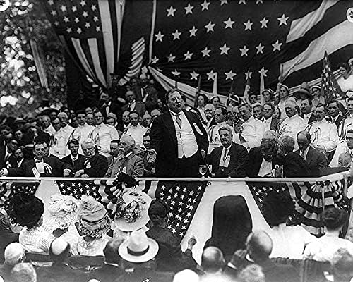 Elnök, William Howard TAFT Beszéd 1911 11x14 Ezüst-Halogenid-Fotó Nyomtatás