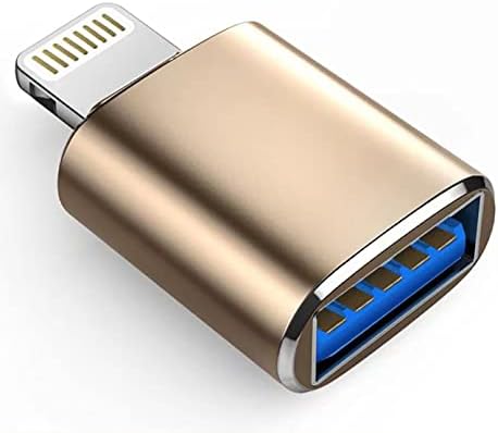 Az Apple Lightning-USB Kamera Adapter, USB 3.0 OTG Kábel iPhone/iPad Csatlakozás kártyaolvasó, USB Flash Meghajtó, U Lemez,