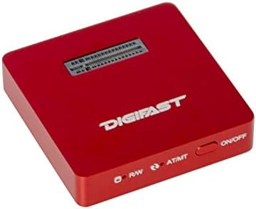 Digifast M. 2 NVMe SSD Dokkoló Bázis, USB3.2 GEN2 C-Típusú (10 gb / s), Könnyű, Hordozható kivitel - Piros