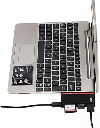 Navitech 2 az 1-ben Laptop/Tablet USB 3.0/2.0 HUB Adapter/Micro USB Bemenet SD/Micro SD Kártya Olvasó Kompatibilis HP JEL