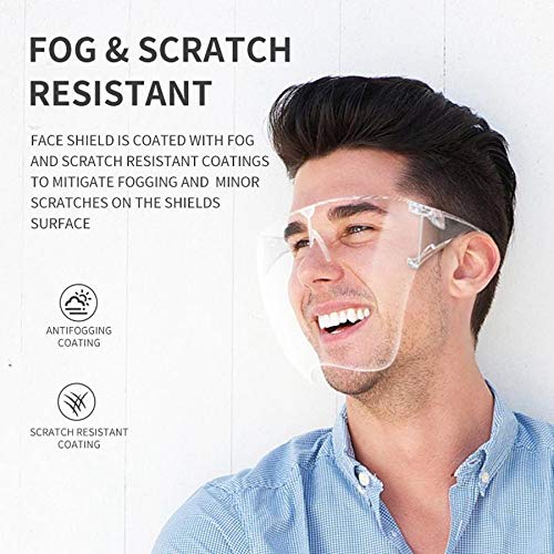 Panoptx Vízálló Anti-köd Splash Csepp arcvédőt Újrafelhasználható Átlátszó MŰANYAG előlap Teljes Tartós Lélegző Napellenző