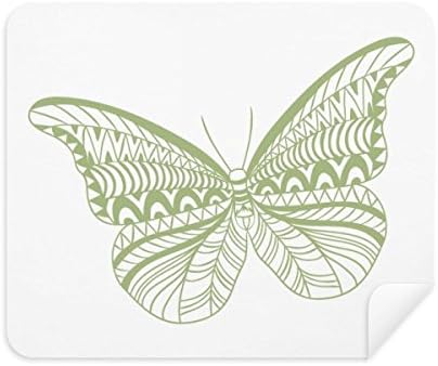 Zöld Butterfly Kite tisztítókendővel Képernyő Tisztító 2db Velúr Szövet