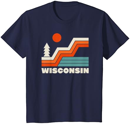 Retro Wisconsin Szabadban A Természet Póló