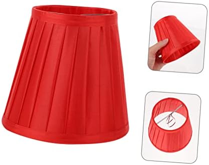 Homoyoyo 1db Szövet Lámpaernyő Lámpaernyők asztali Lámpa Fém Csillárok Piros lakberendezés Falon Fény-Árnyék Háztartási Táblázat