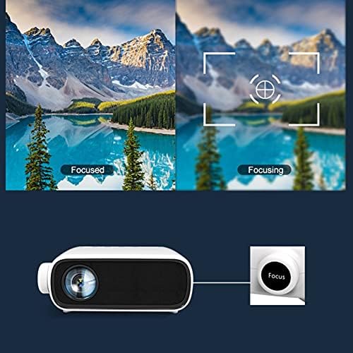 LHLLHL Új YG280 Mini LED Projektor 480 * 272 Pixel/Audio Interfész Hordozható Vetítés Home Media Player (Szín : OneColor)