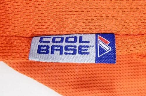 2013-19 Houston Astros 38 Játékban Használt Narancssárga Mez Név Lemez Eltávolítása 44 DP23614 - Játék Használt MLB Mezek