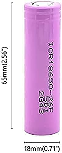 ACSONS aa Lithium batteriesBatteryRechargeableBatteryicr18650-26F3.7V2600MahFlatTopLi-IonBatteries,Újratölthető a PCBProtectedUsedForSSFlashlightsheadlights,10