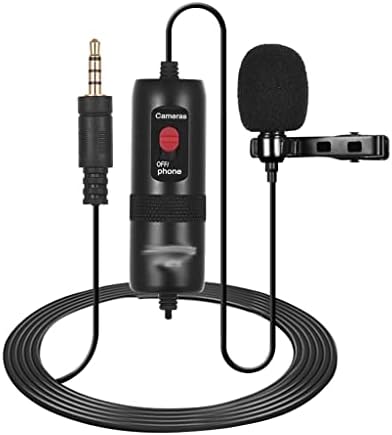 KUQIZ Mikrofon Omni-Directional Kondenzátor Mikrofon Csiptetős Mikrofon Szélvédő Hab