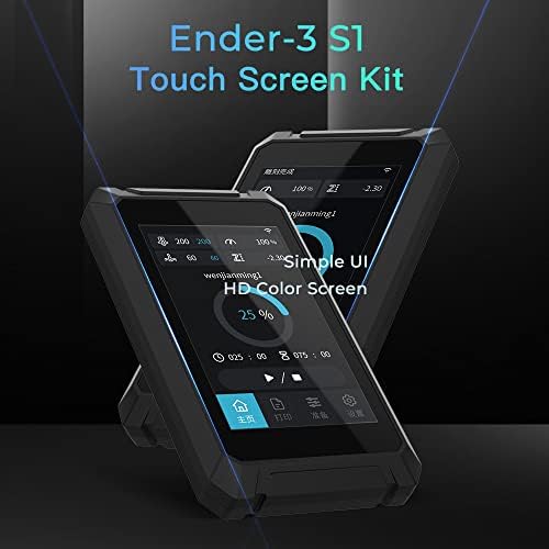 2022 Új Frissítés Hivatalos Creality Ender 3 S1 érintőképernyő Készlet, 4.3 col Intelligens Képernyő Frissítés Készlet Ender