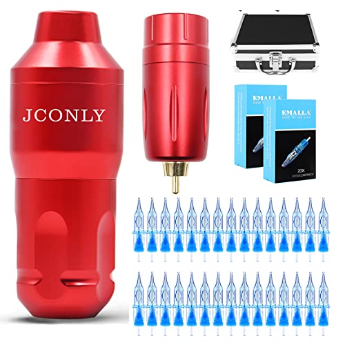 Jconly J1S Gép Pro Vezeték nélküli Rotary Gép Piros Akkumulátor Készlet, valamint 125Pcs Fogászati Előke Ajándék
