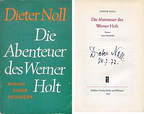 ÍRÓ Dieter Noll autogram, dedikált könyvet