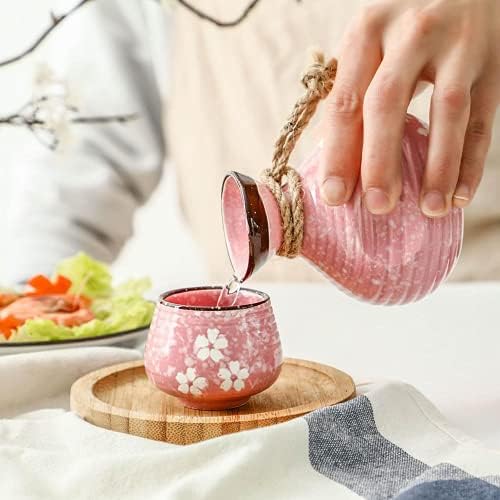 PAYNAN Japán cseresznyevirág Kerámia Csésze Ital Retro Kedvéért Csésze Háztartási Bor Beállítása Érdekében Meghatározott